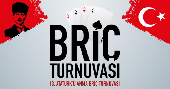 Kartal’da ‘13. Atatürk’ü Anma Briç Turnuvası’ Heyecanı Yaşanacak